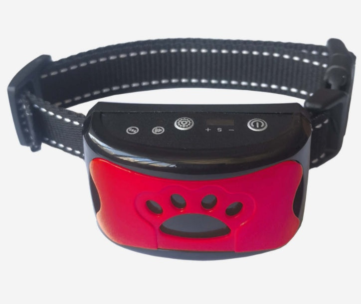 Collier de dressage pour chien, étanche, électrique, télécommande, rechargeable, anti-aboiement, avec son de vibration et de choc